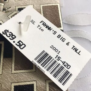 Frank Big and Tall Accessories - Extra long silk tie...NWT Frank Big and Tall Accessories - Extra long silk tie...NWT